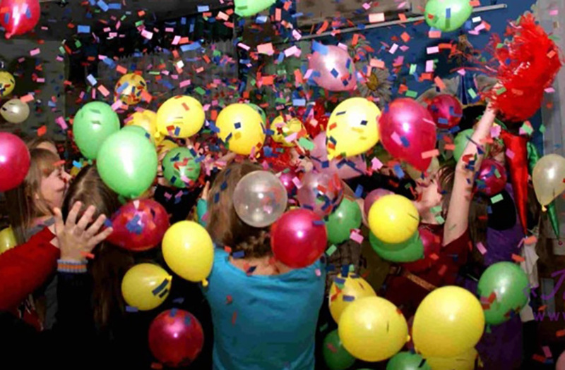 Шар-сюрприз на детский праздник